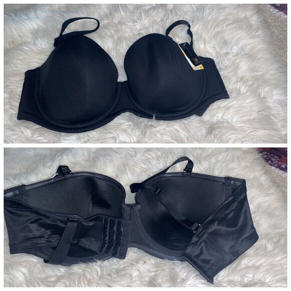 Wacoal Strapless Plunging Neckline Underwire Bra - Picture 3 of 6